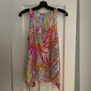 Lilly Pulitzer Scuba to Cuba Sarina Sleeveless top